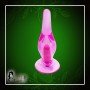 Crystal Anal Vibrating Butt Plug With Suction Cup AD-025