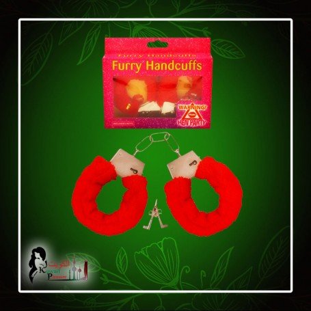 Fetish Fantasy Beginner's Furry Cuffs in Red BDSM-004