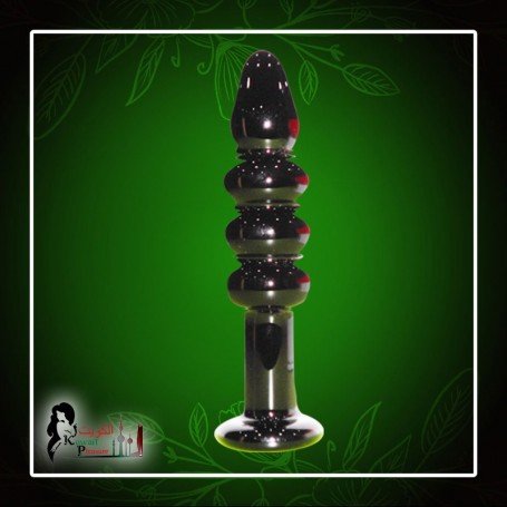 Black Beaded Glass Dildo Sex Toy GD-005