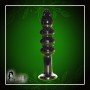 Black Beaded Glass Dildo Sex Toy GD-005