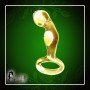 Jaguar Golden Glass Dildo GD-009