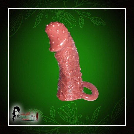 Solid Head Reusable Penis Extension Sleeve chocolate PES-026