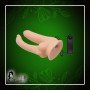 Baile Vibrating Strap-on Double Dildo with Realistic Balls SO-034
