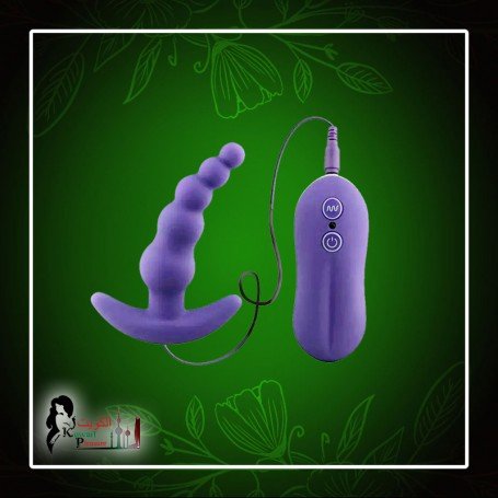 VIBRATING ANAL PLUG BEADS PROSTATE MASSAGER AD-028